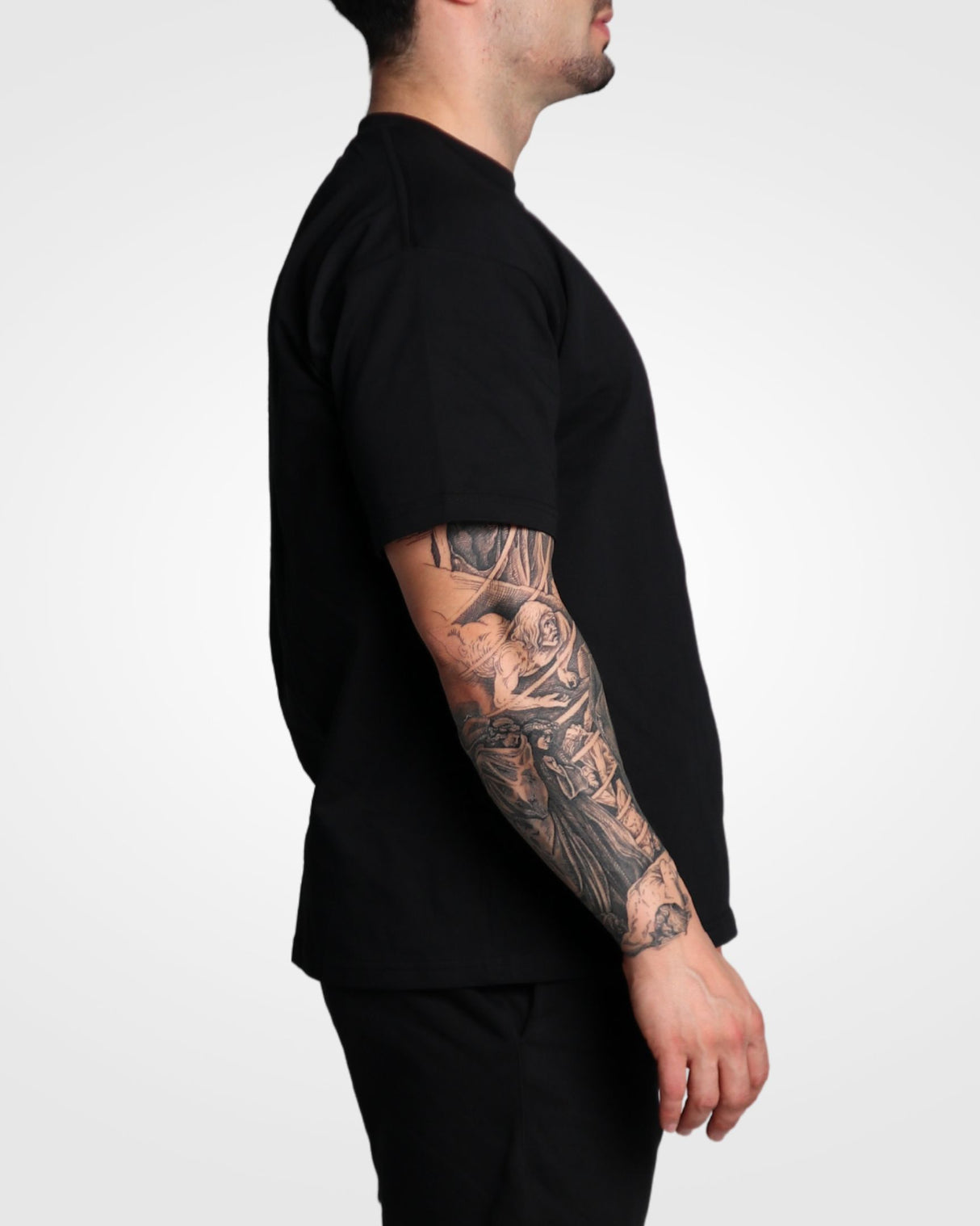 T-shirt Oversized Black - BMS