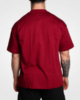 T-shirt Oversized Bordeaux - BMS