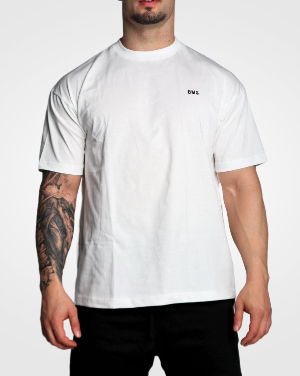 T-shirt Oversized White - BMS