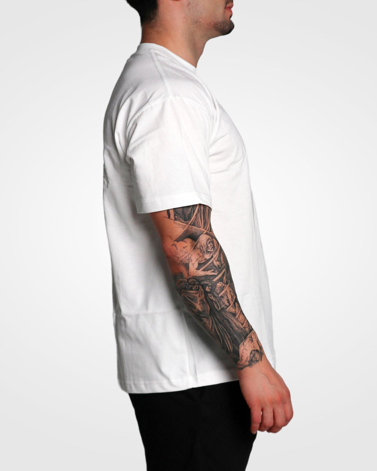 T-shirt Oversized White - BMS